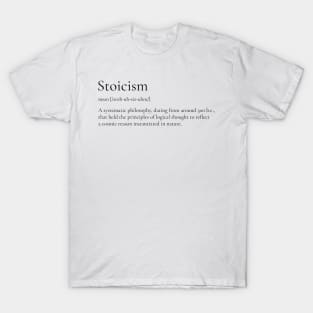 Stoicism Definition T-Shirt